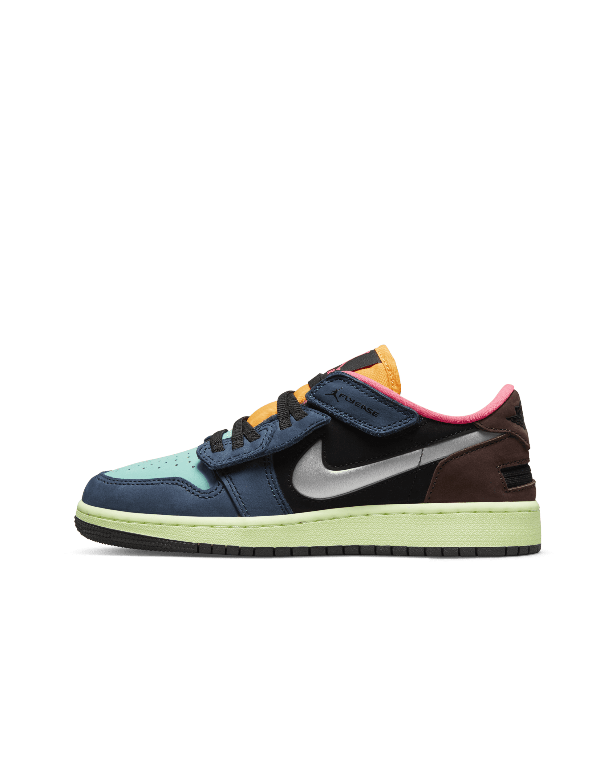 Air Jordan 1 Low Flyease Schuh für ältere Kinder - Braun - DN4639-201