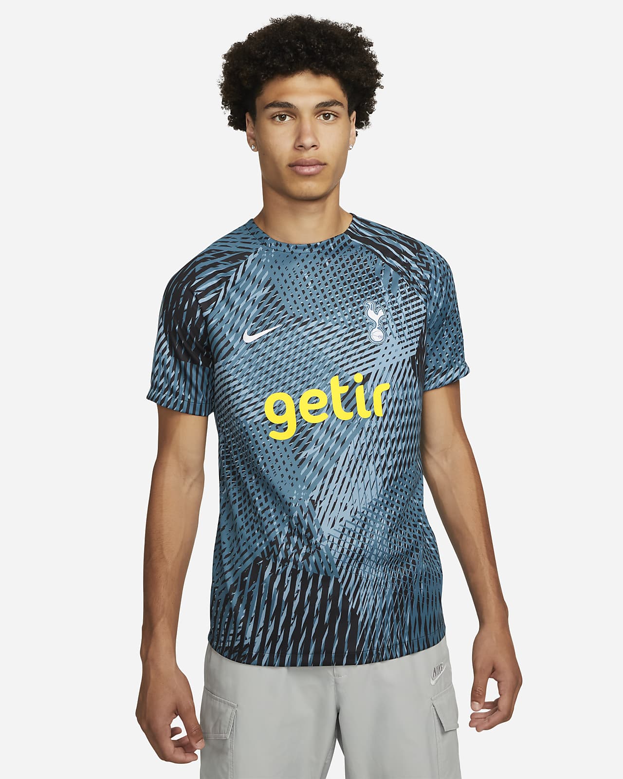 Camisola De Futebol Do Equipamento De Aquecimento Nike Dri FIT