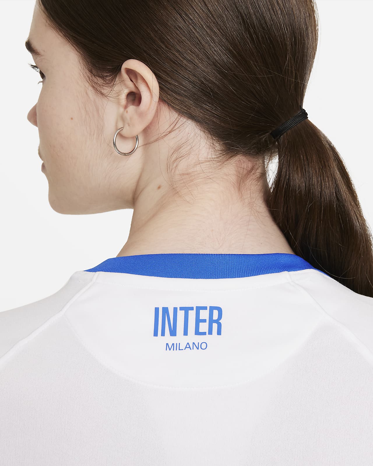 Damska koszulka piłkarska z krótkim rękawem Nike Dri FIT Inter Mediolan