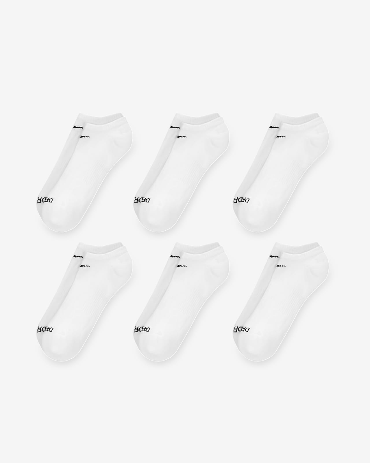 Nike Everyday Plus Cushioned Training No Show Socks 6 Pairs Nike SK