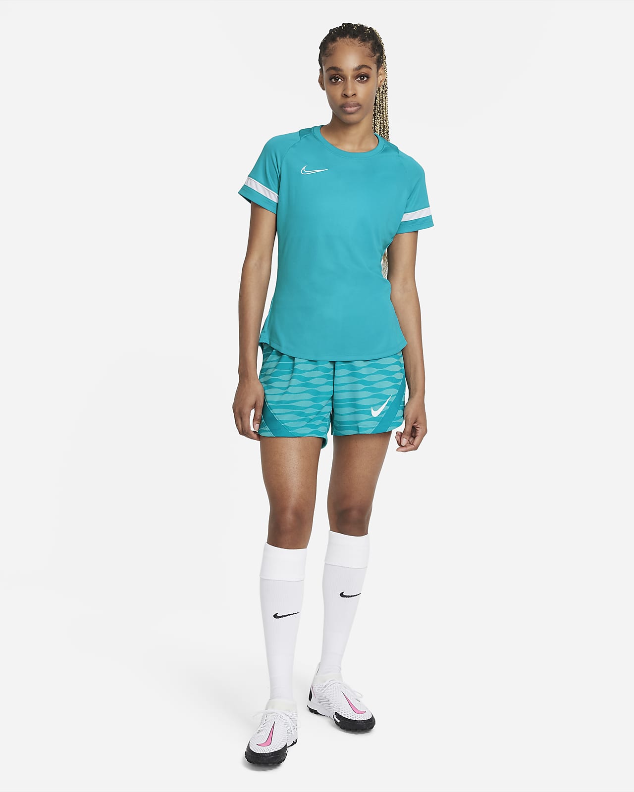 Shorts de fútbol tejidos para mujer Nike Dri FIT Strike Nike CL