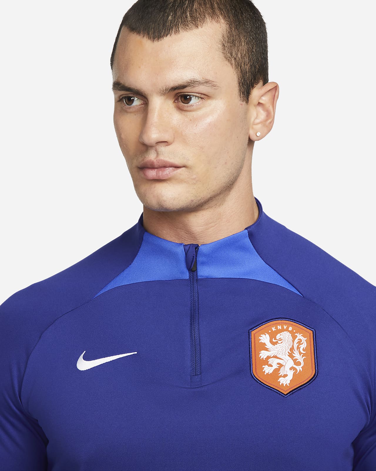 Netherlands Strike Men S Nike Dri FIT Knit Football Drill Top Nike CZ