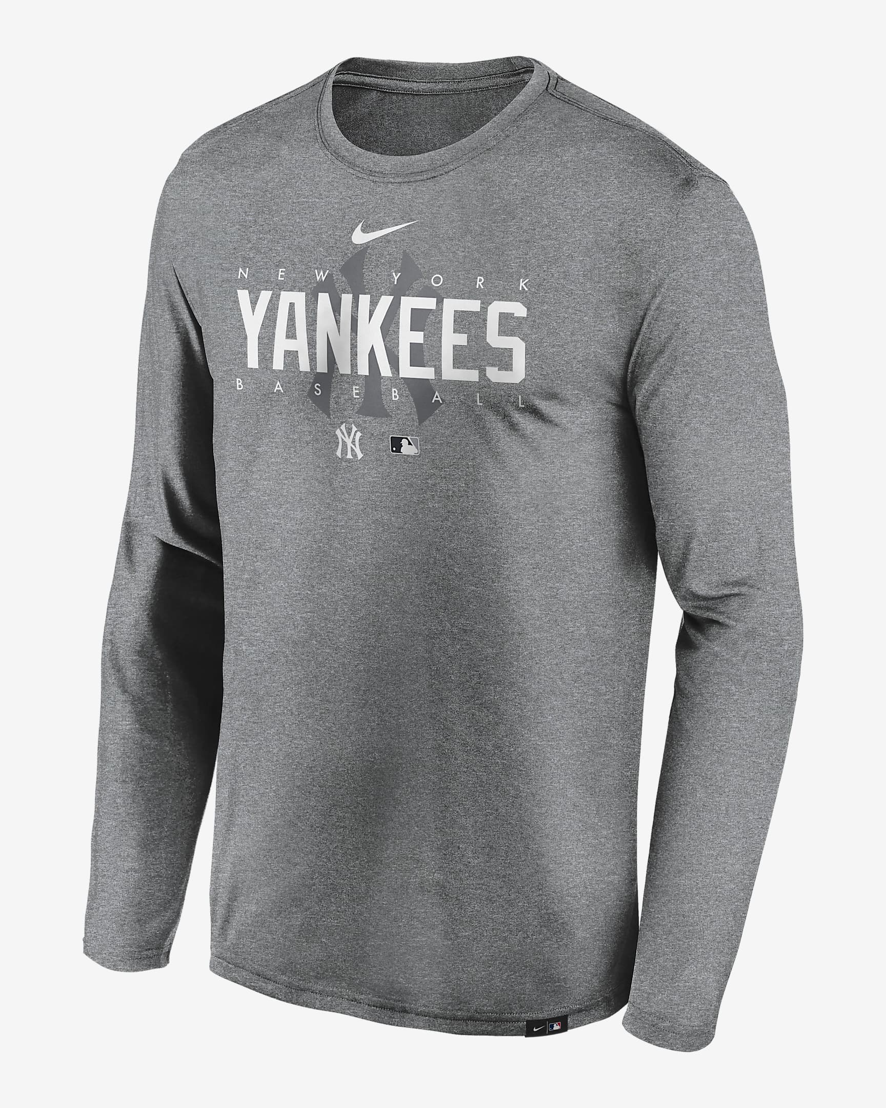 Playera De Manga Larga Para Hombre Nike Dri Fit Team Legend New York