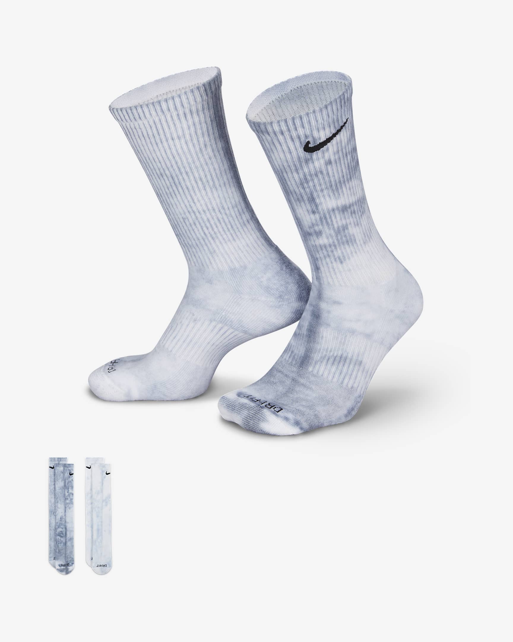 Nike Everyday Plus Calcetines Largos Acolchados Con Estampado Tie Dye