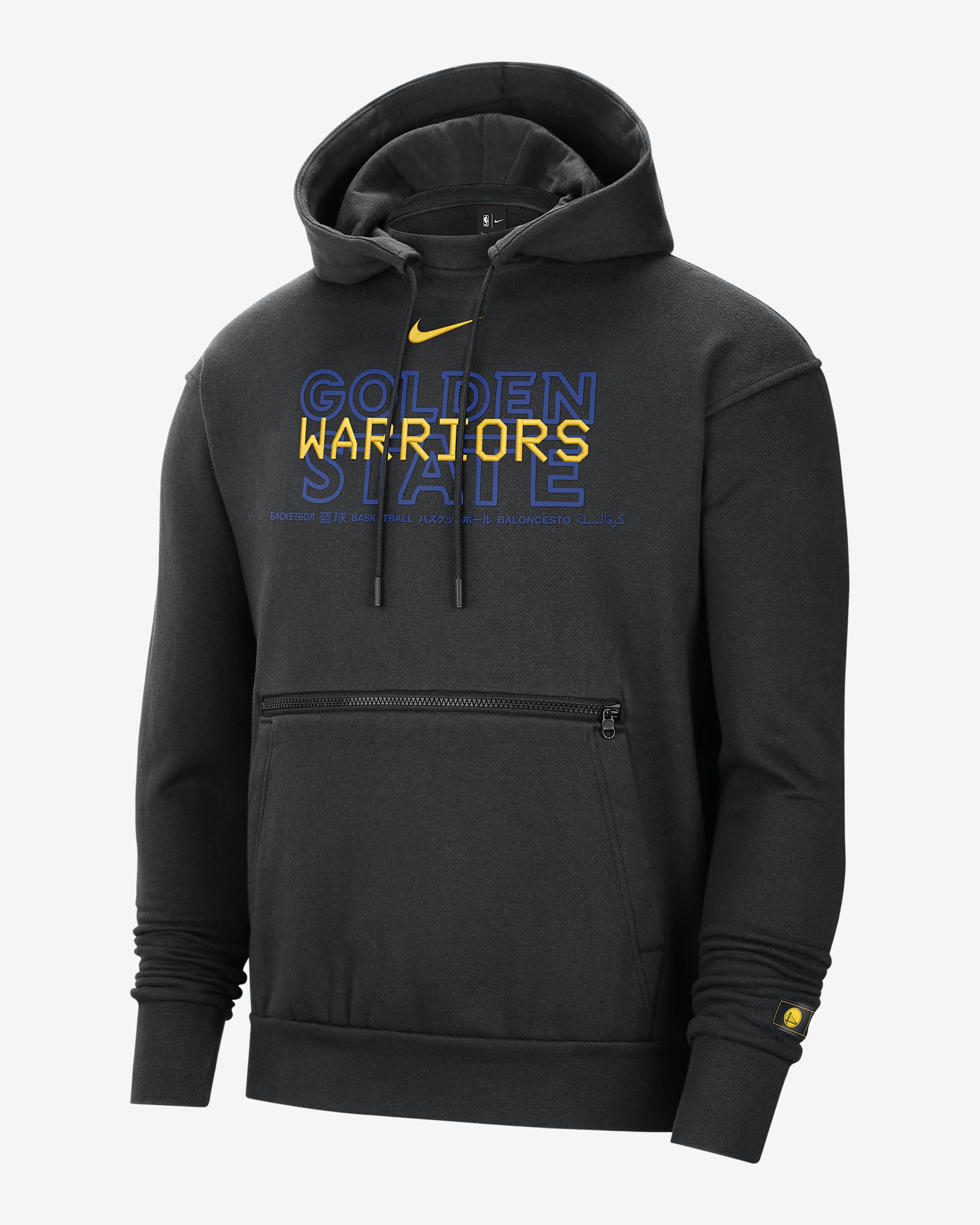 Sudadera Con Capucha Sin Cierre De Nike NBA Para Hombre Warriors