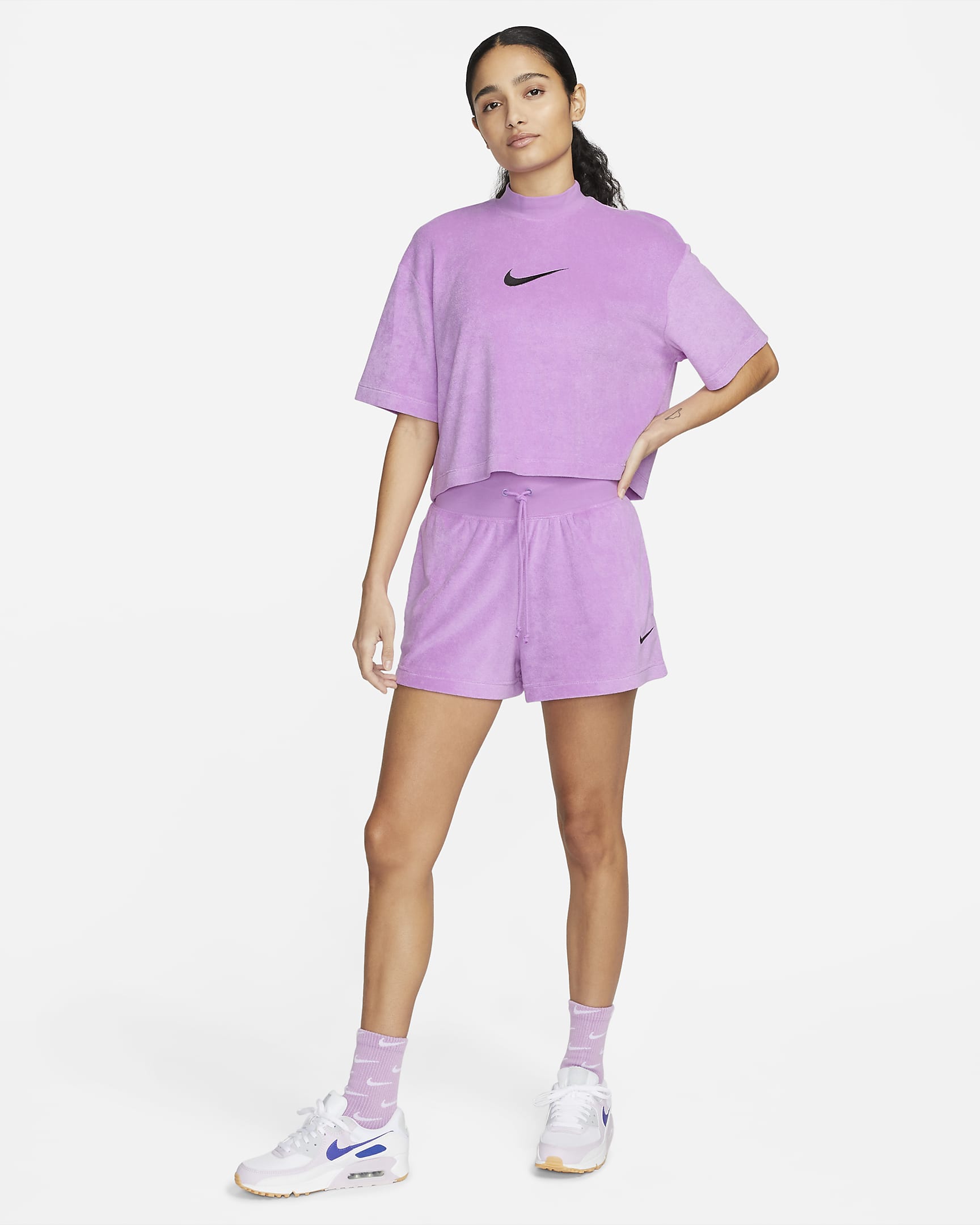 Nike Sportswear Women S Terry Shorts Nike Nz