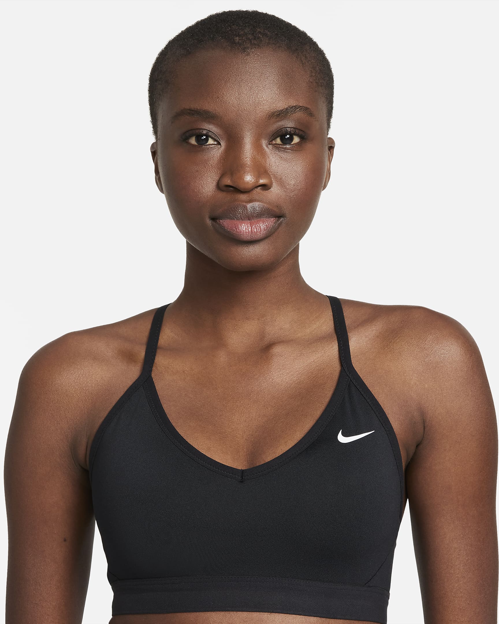 Dámská sportovní podprsenka Nike Indy s vycpávkami a lehkou oporou Nike CZ