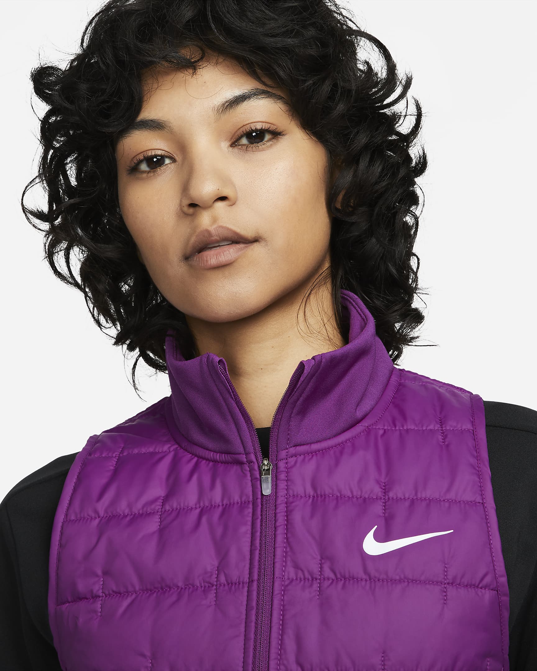 Veste de running sans manches à garnissage synthétique Nike Therma FIT