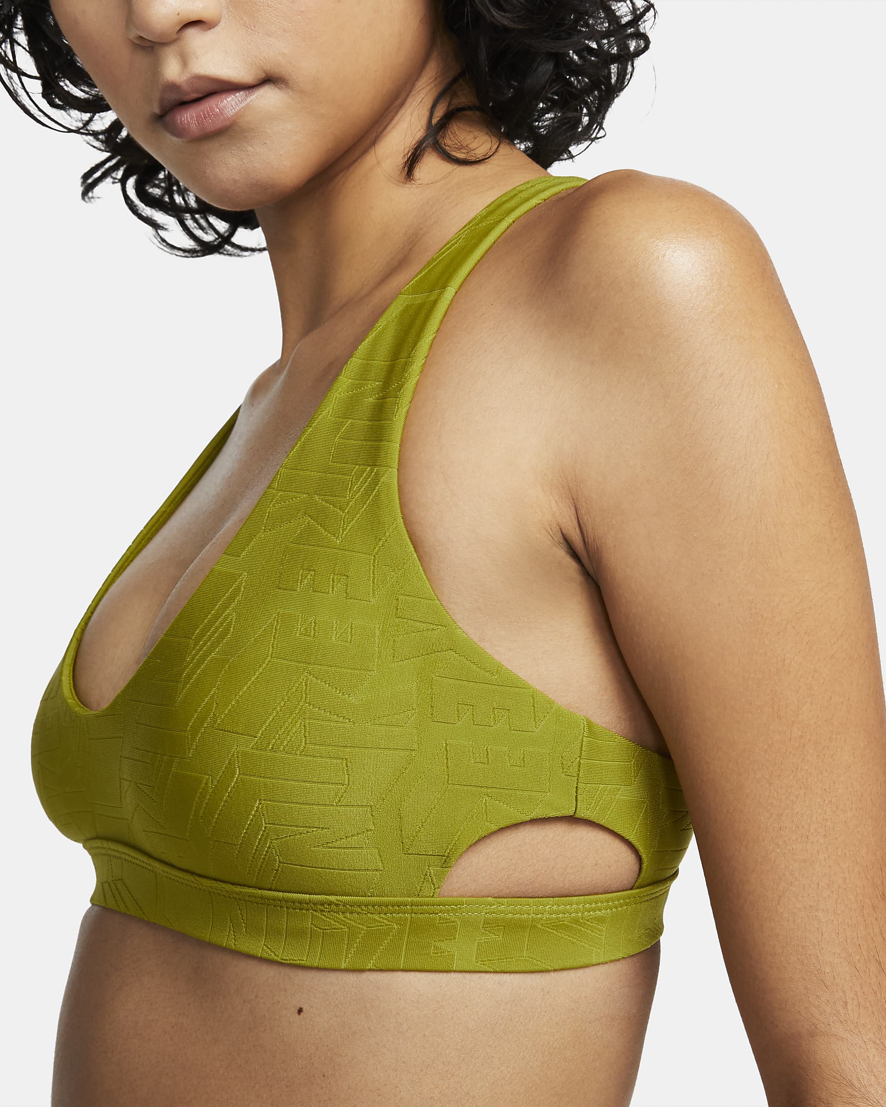 Nike Women S Cut Out Bikini Swimming Top Nike At