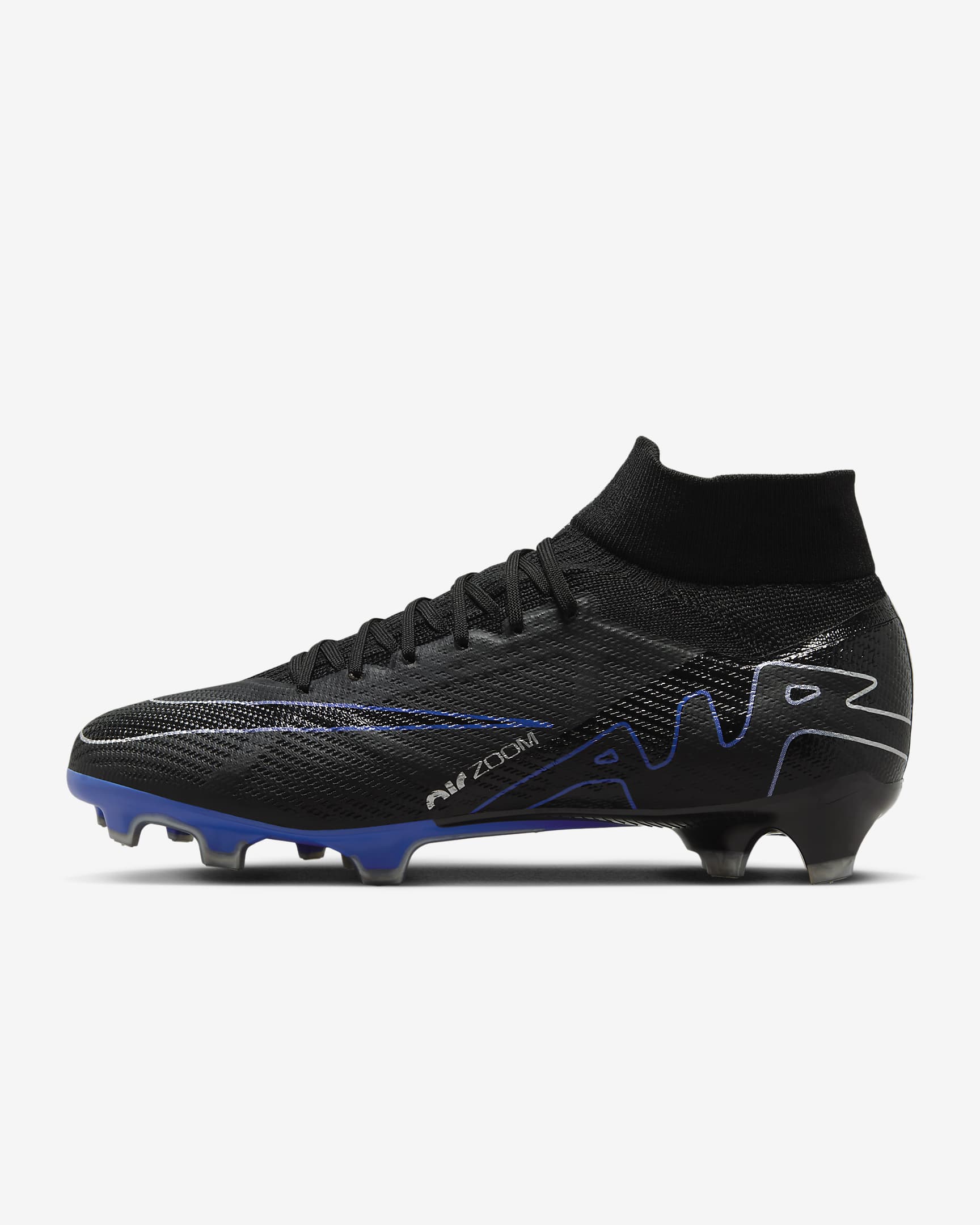 Chaussure De Foot Montante Crampons Pour Terrain Sec Nike Mercurial