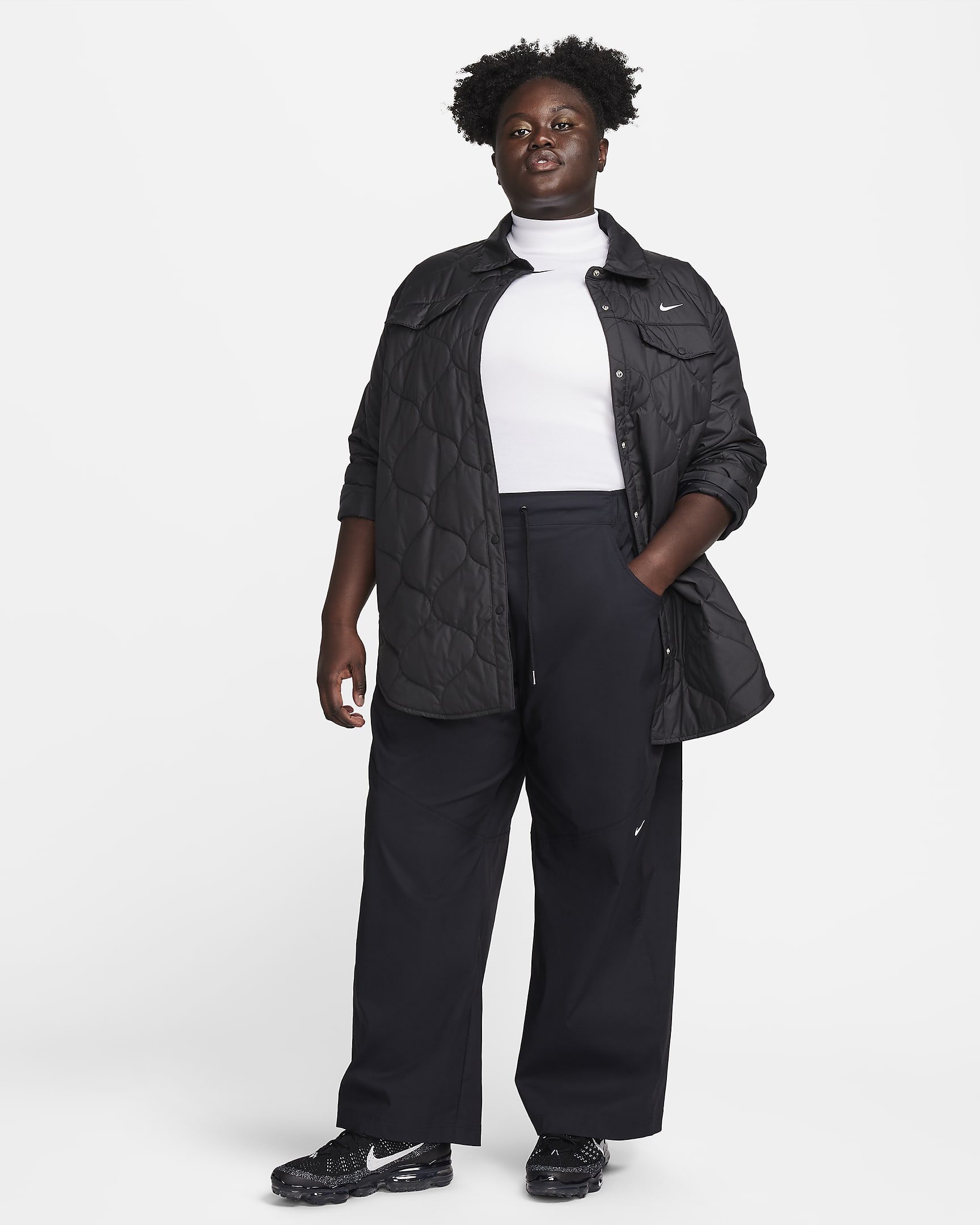 Nike Sportswear Essential Women S Woven High Waisted Trousers Plus