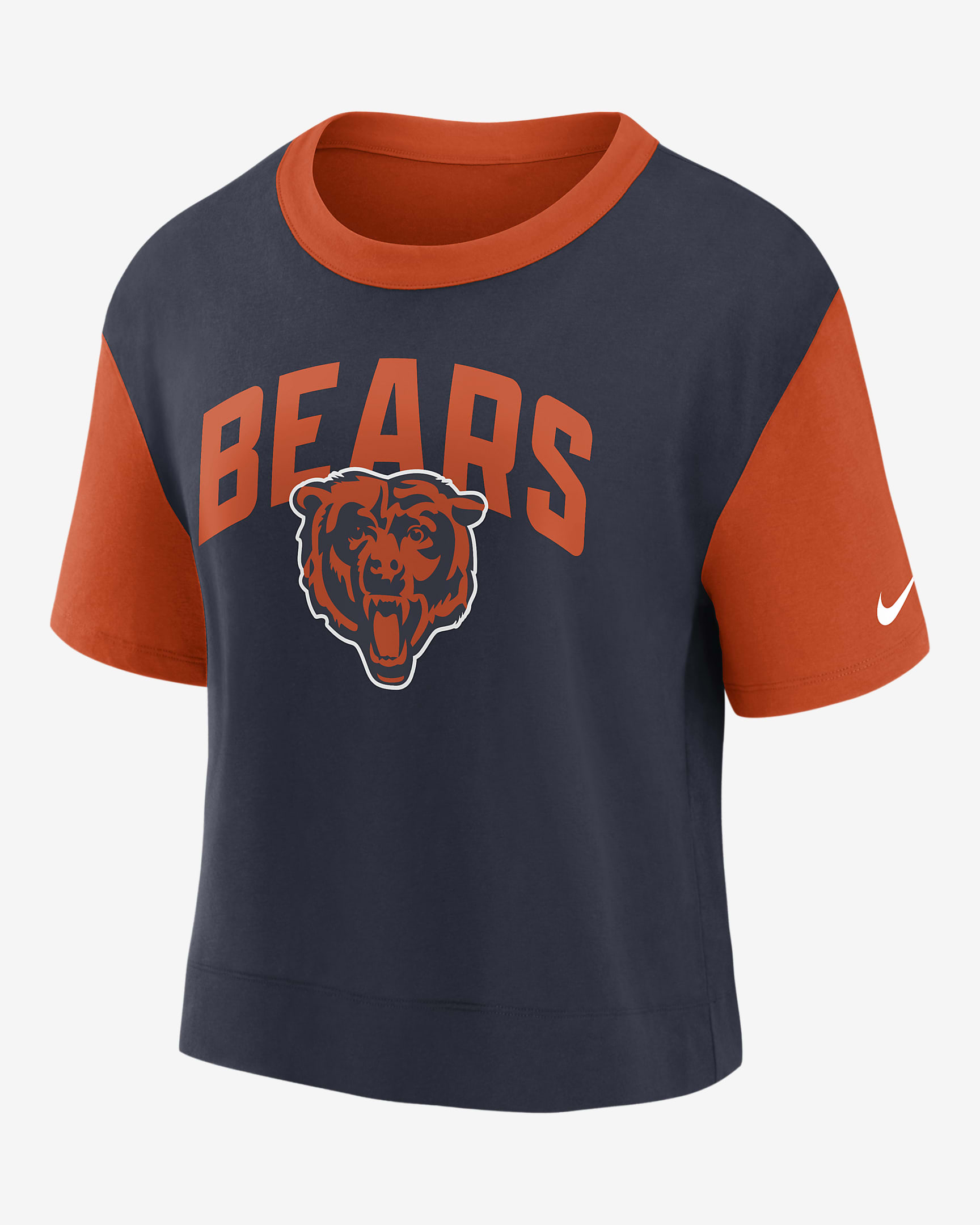 Playera De Cadera Alta Para Mujer Nike Fashion Nfl Chicago Bears