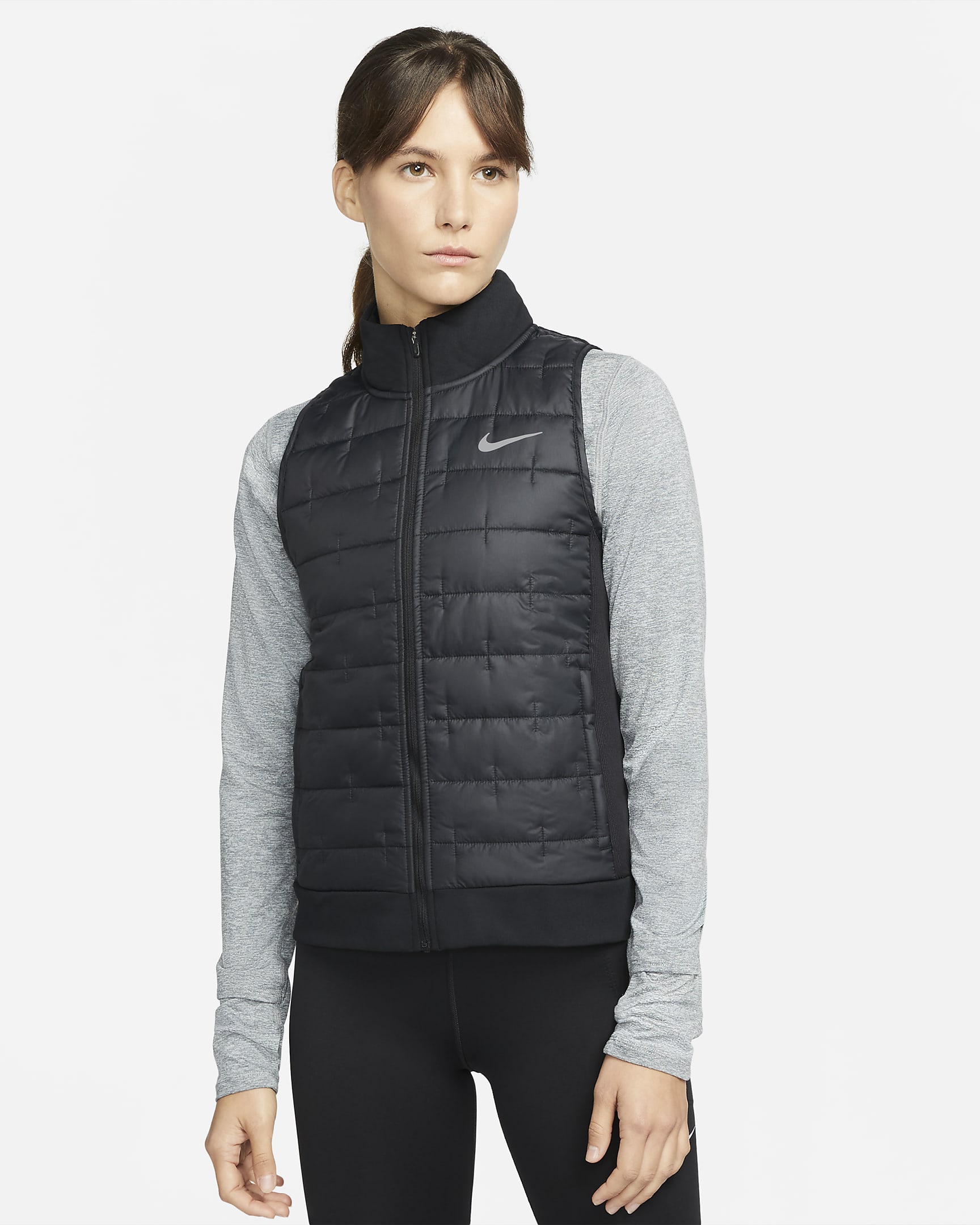 Veste de running sans manches à garnissage synthétique Nike Therma FIT