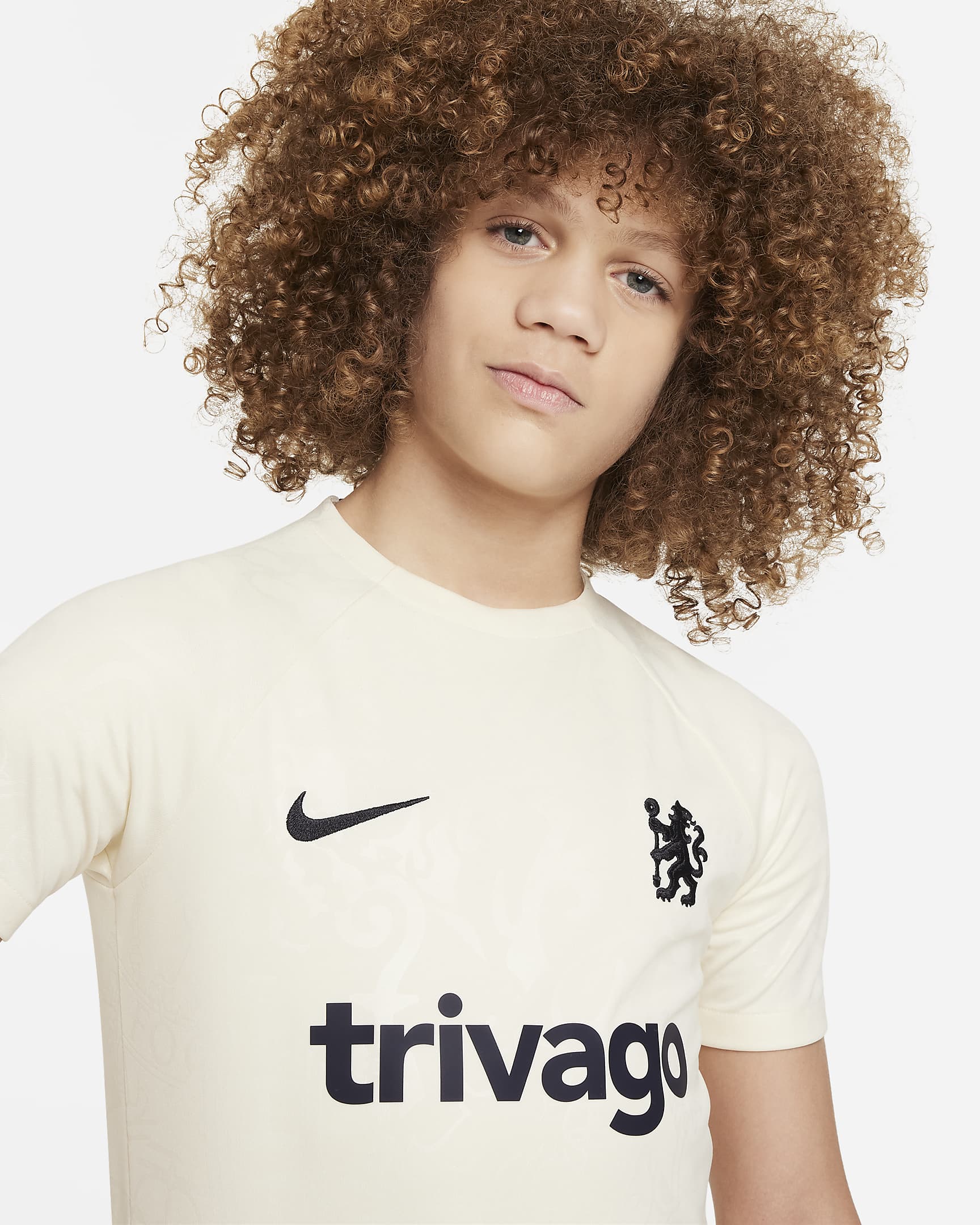 FC Chelsea Academy Pro Nike Dri FIT Pre Match Kurzarm Fußballoberteil