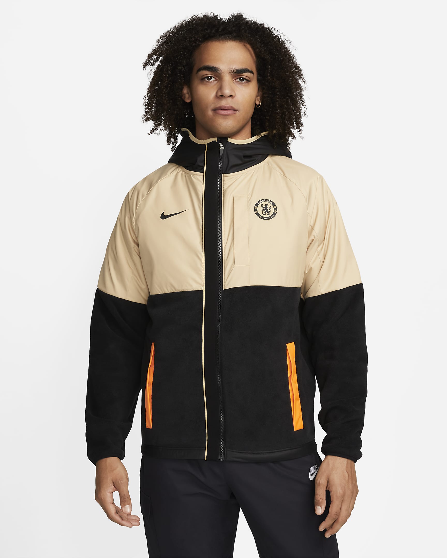 Veste De Football Zip Pour L Hiver Chelsea Fc Awf Pour Homme Nike Lu