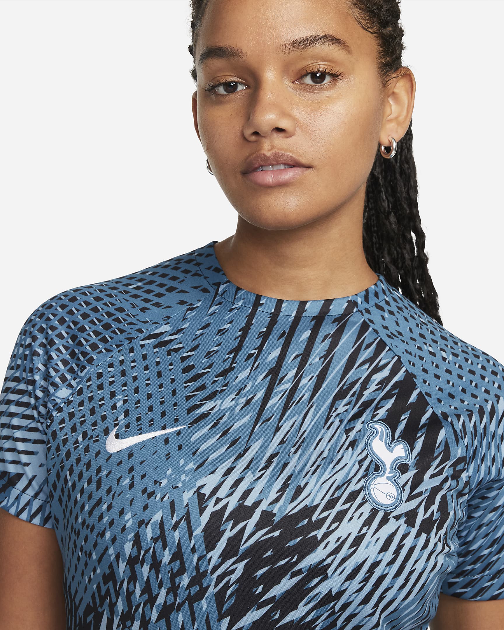 Camisola De Futebol Nike Dri Fit Do Equipamento De Aquecimento