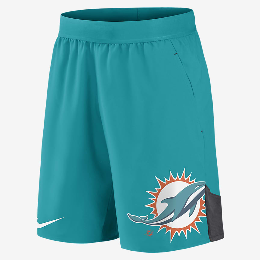 Shorts Para Hombre Nike Dri Fit Sideline Nfl Miami Dolphins Nike