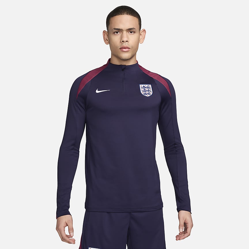 England Strike Elite Men S Nike Dri Fit Adv Football Knit Drill Top