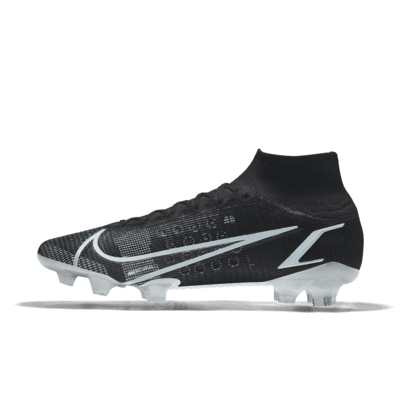 Футбольные бутсы с индивидуальным дизайном Nike Mercurial Superfly 8 Elite By You - Черный