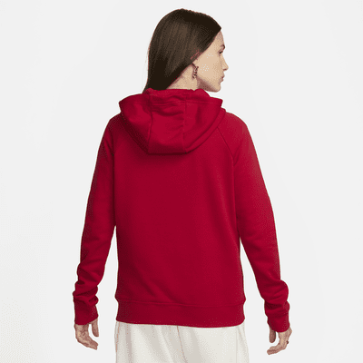 Sudadera Con Gorro Sin Cierre De Tejido Fleece Nike Para Mujer