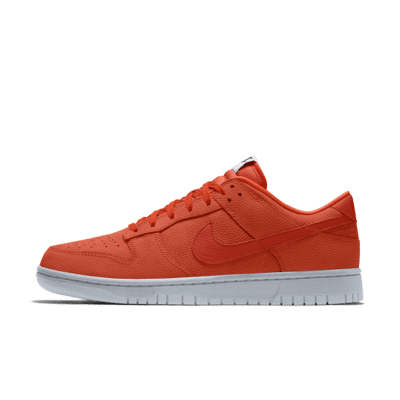 Chaussure personnalisable Nike Dunk Low By You pour Homme - Orange