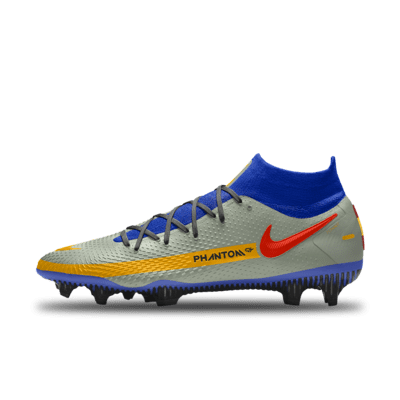 Nike Phantom GT Elite By You Custom Firm Ground Football Boot - Grey