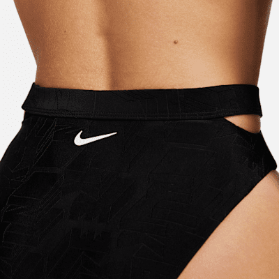 Nike Swim Women S Cut Out High Waisted Bikini Bottoms Nike Uk