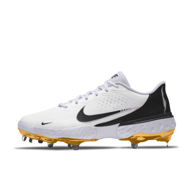 Nike Alpha Huarache Elite 3 Low By You Custom Baseball Boot - White