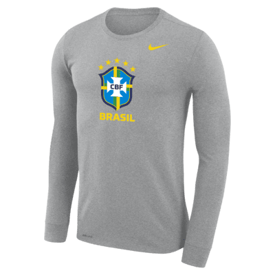 Playera De Manga Larga Nike Dri Fit Para Hombre Brazil Legend Nike