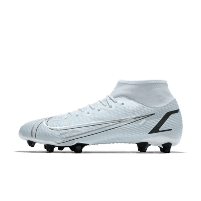 Футбольные бутсы с индивидуальным дизайном Nike Mercurial Superfly 8 Academy By You - Белый