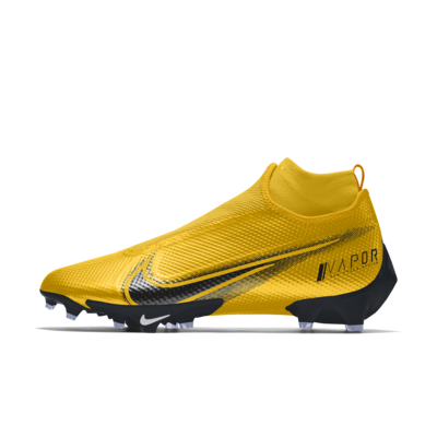фото Бутсы для американского футбола с индивидуальным дизайном nike vapor edge pro 360 by you - желтый
