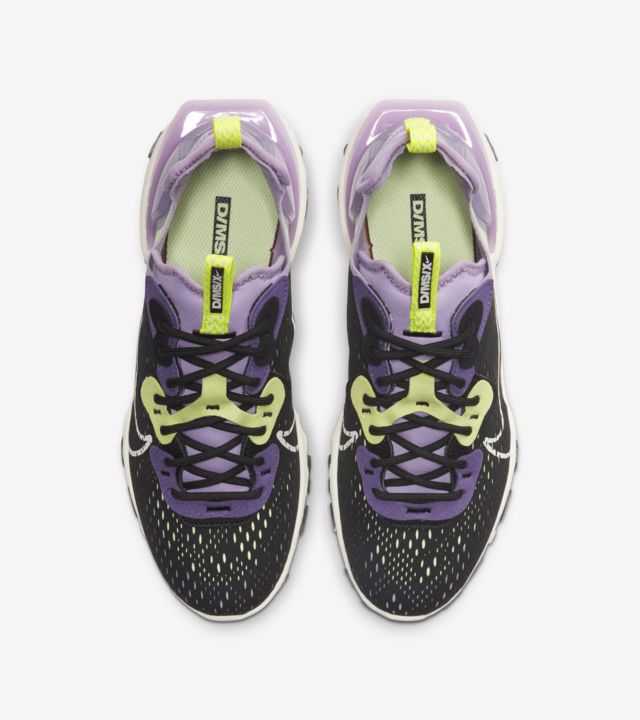 Women S React Vision Gravity Purple Volt Release Date Nike Snkrs Gb