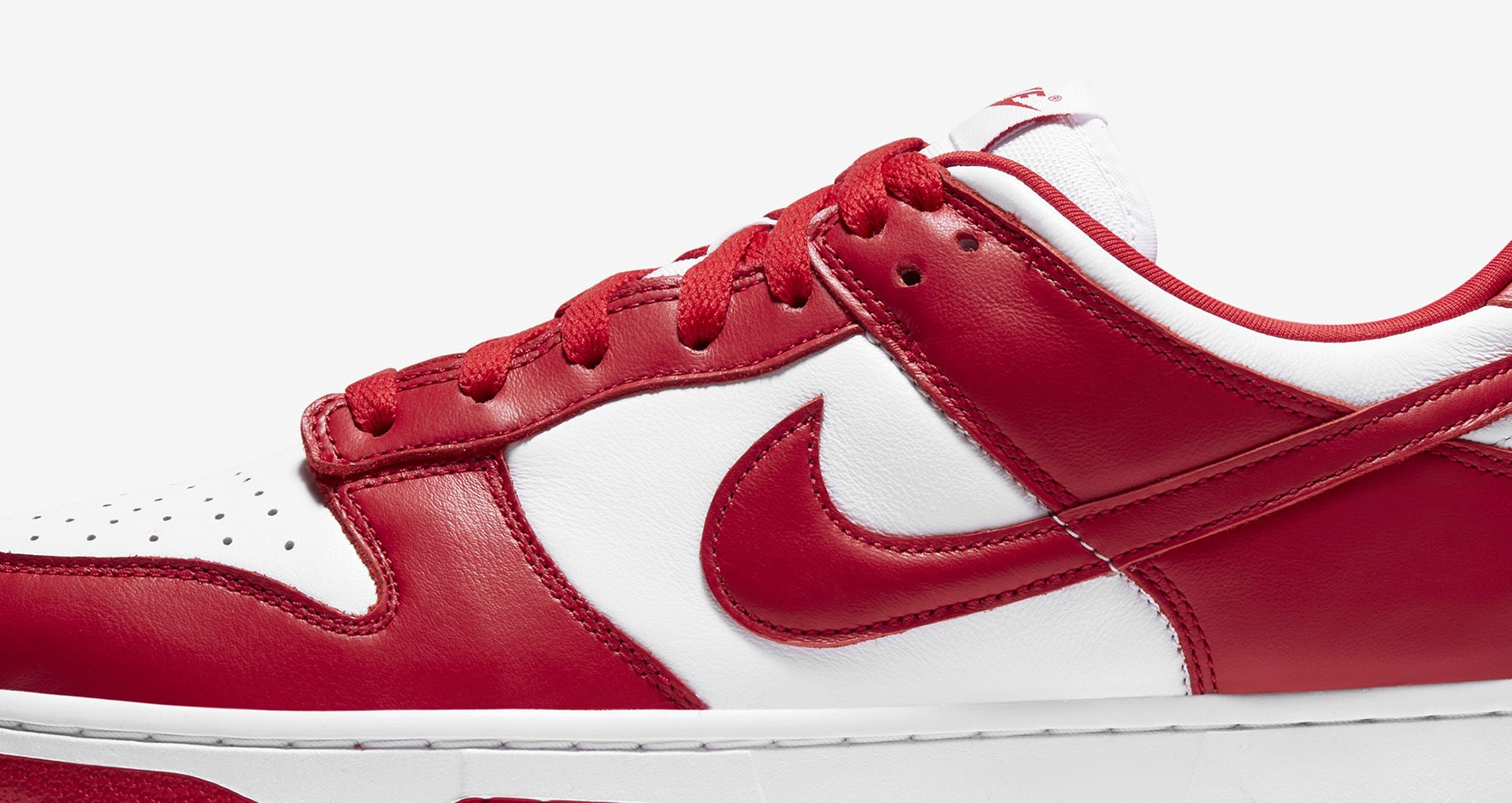 Dunk Low White And University Red CU1727 100 Release Date Nike