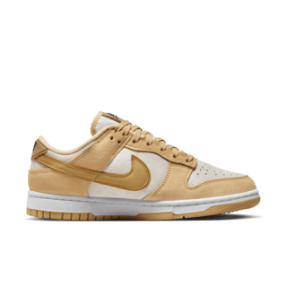 Women S Dunk Low Gold Suede Dv Release Date Nike Snkrs