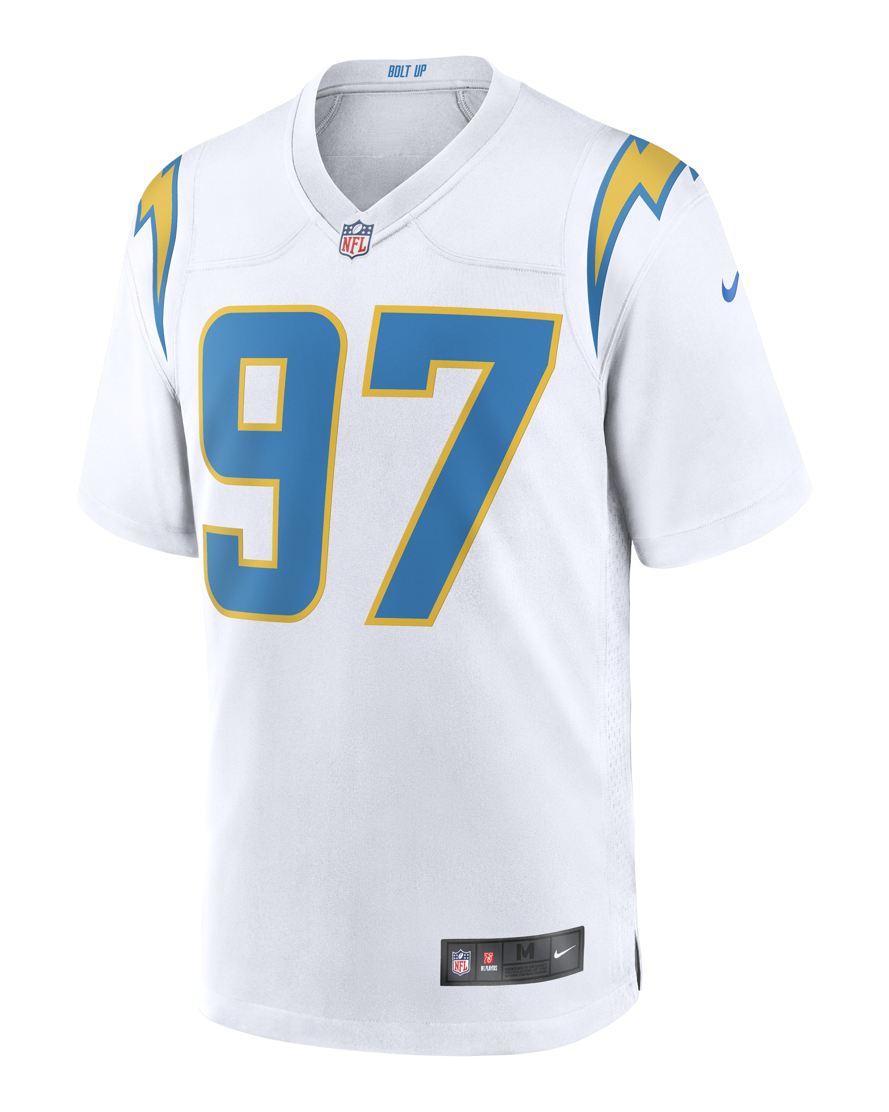 Nike - NFL Los Angeles Chargers (Derwin James) Men's Game Football Jersey