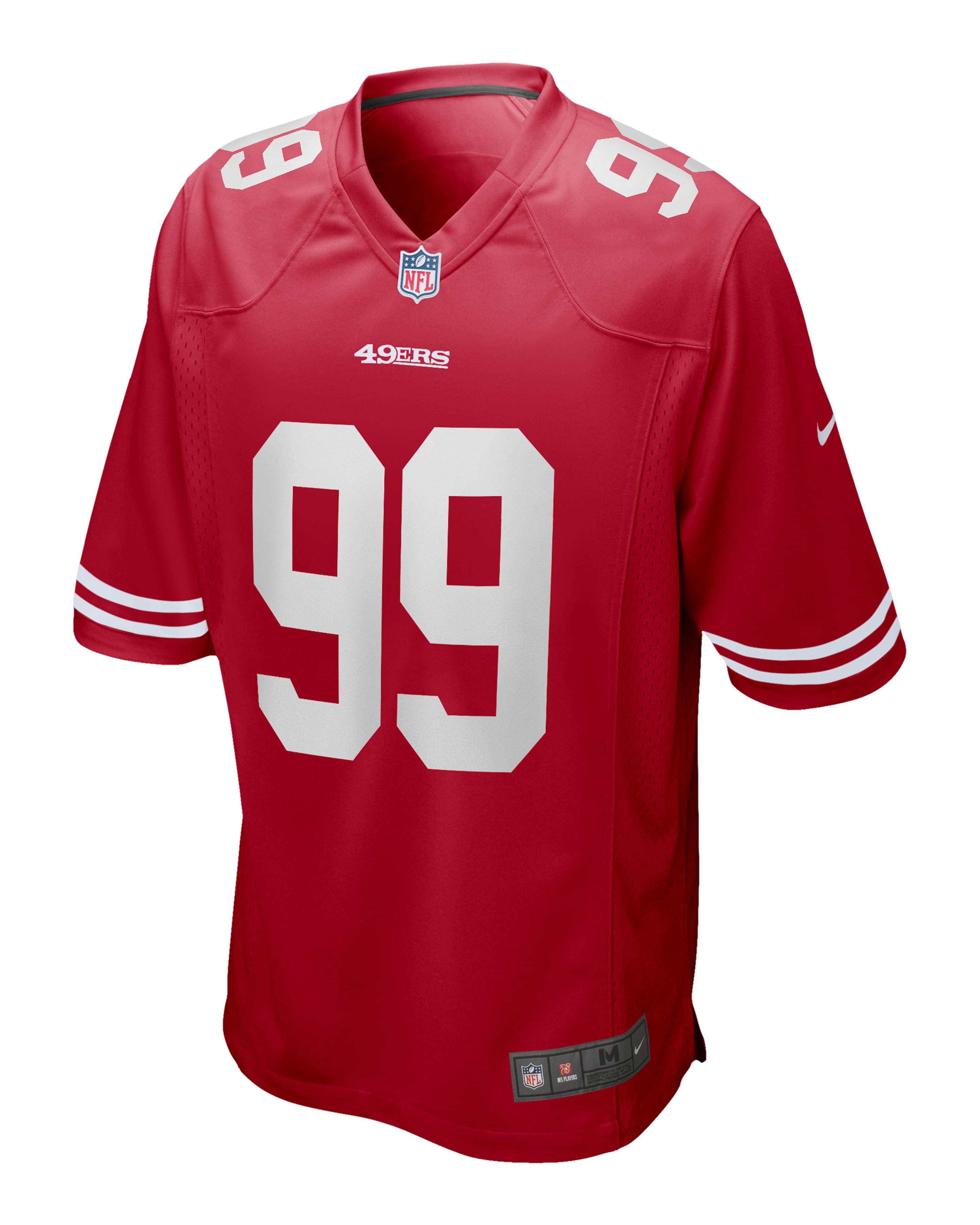 NFL San Francisco 49ers (Fred Warner) Men's Game Football Jersey