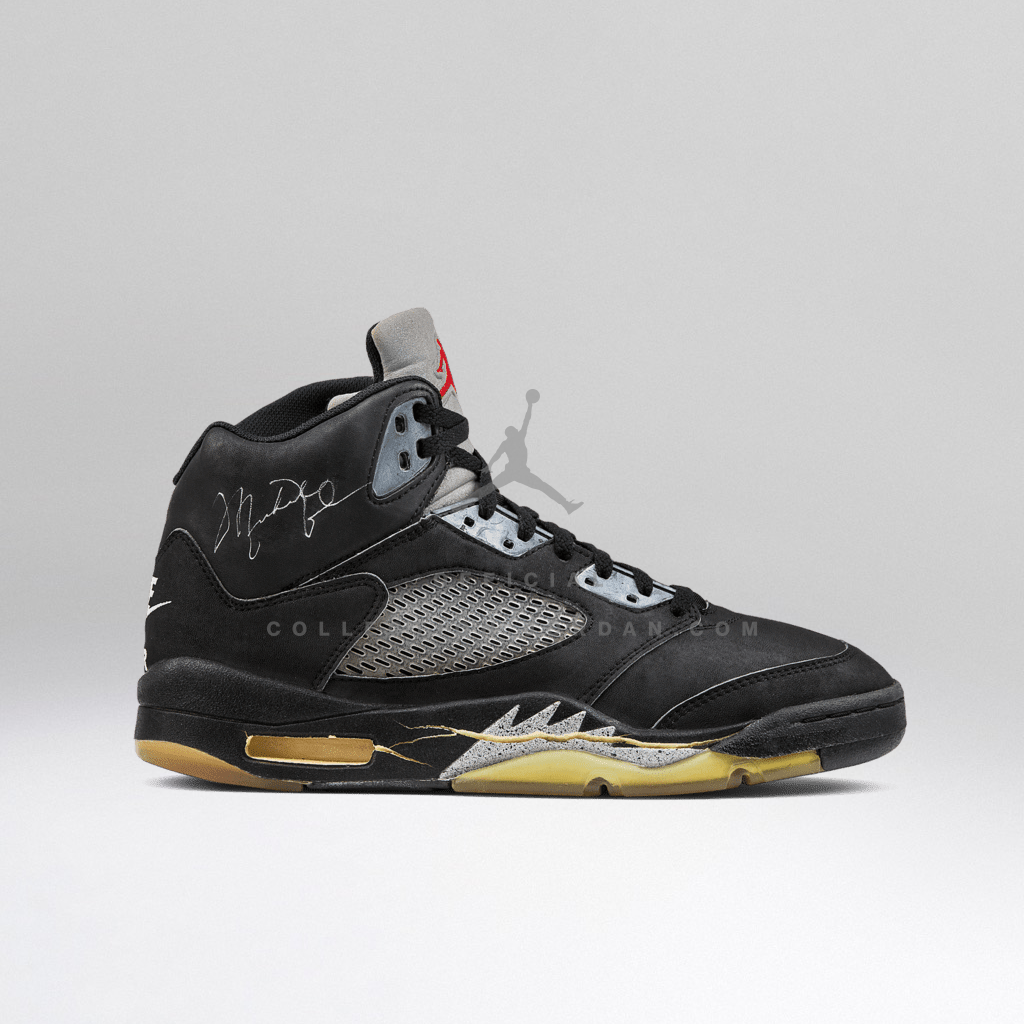 Air Jordan V Retro + Black / Blk Met Silver Size 9.5 Unsigned New Shoes In  Box SKU #124596 - Mill Creek Sports