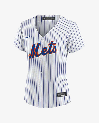 Nike New York Mets Women's White Home Replica Custom Jersey