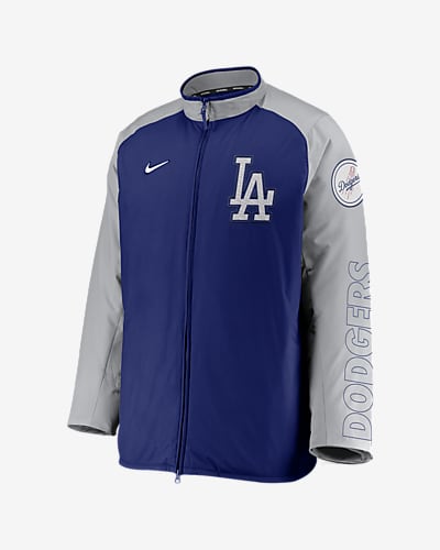 Nike / Men's Los Angeles Dodgers Blue Short Sleeve Hot Jacket