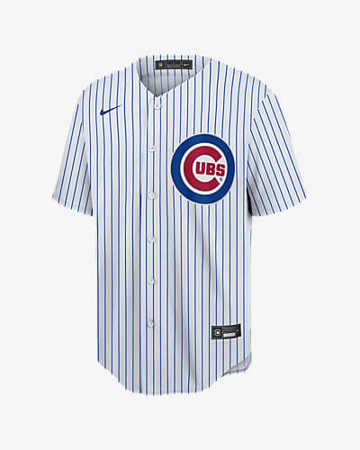 Men's Nike Javier Baez White Chicago Cubs Name & Number T-Shirt