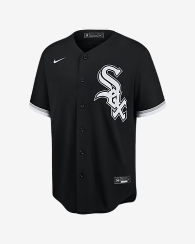 Chicago White Sox Mens Nike Replica Alternate Jersey - Black