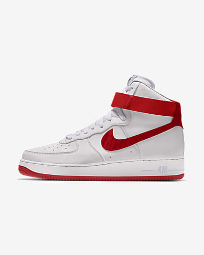 Respetuoso del medio ambiente Doméstico pompa Rojo Air Force 1 Zapatillas. Nike ES