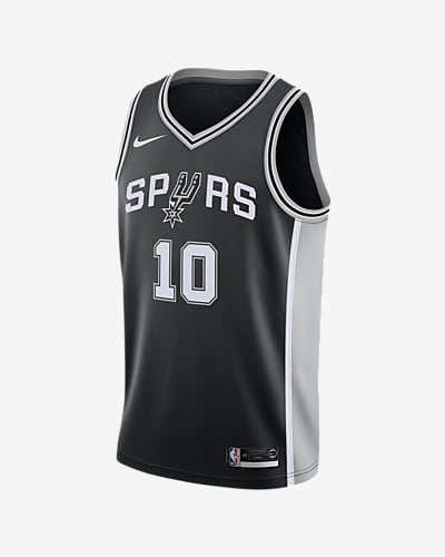 Nike Men's DeMar DeRozan San Antonio Spurs City Edition Swingman Jersey - Black
