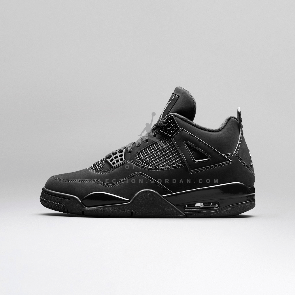 retro 4 black graphite