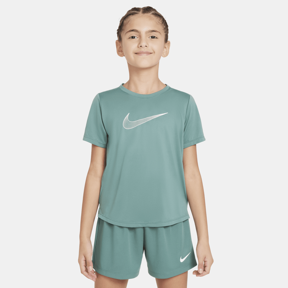 Nike One Older Kids' (Girls') Dri-FIT Short-Sleeve Training Top