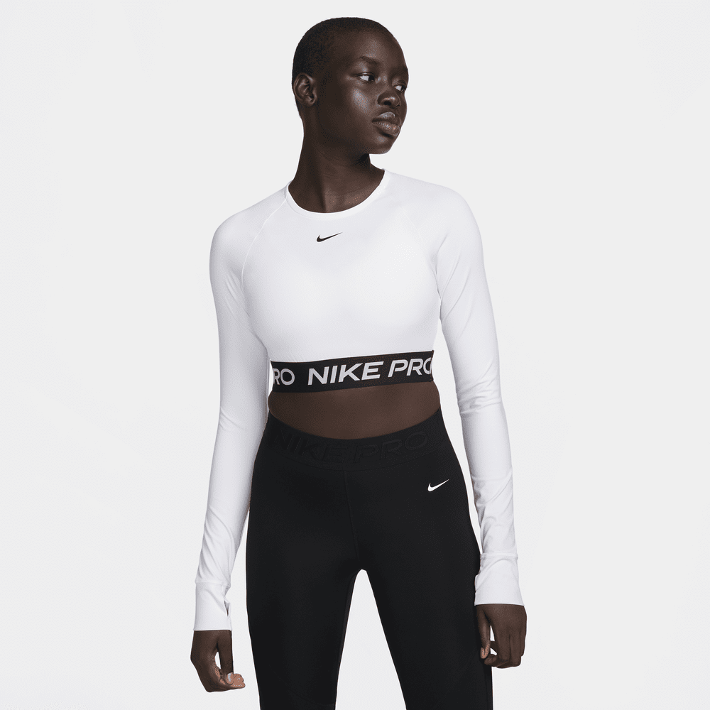 Nike Pro 365 Women's Dri-FIT Cropped Long-Sleeve Top