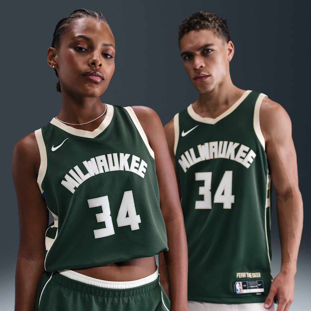 Milwaukee Bucks Icon Edition Men's Nike Dri-FIT NBA Swingman Jersey