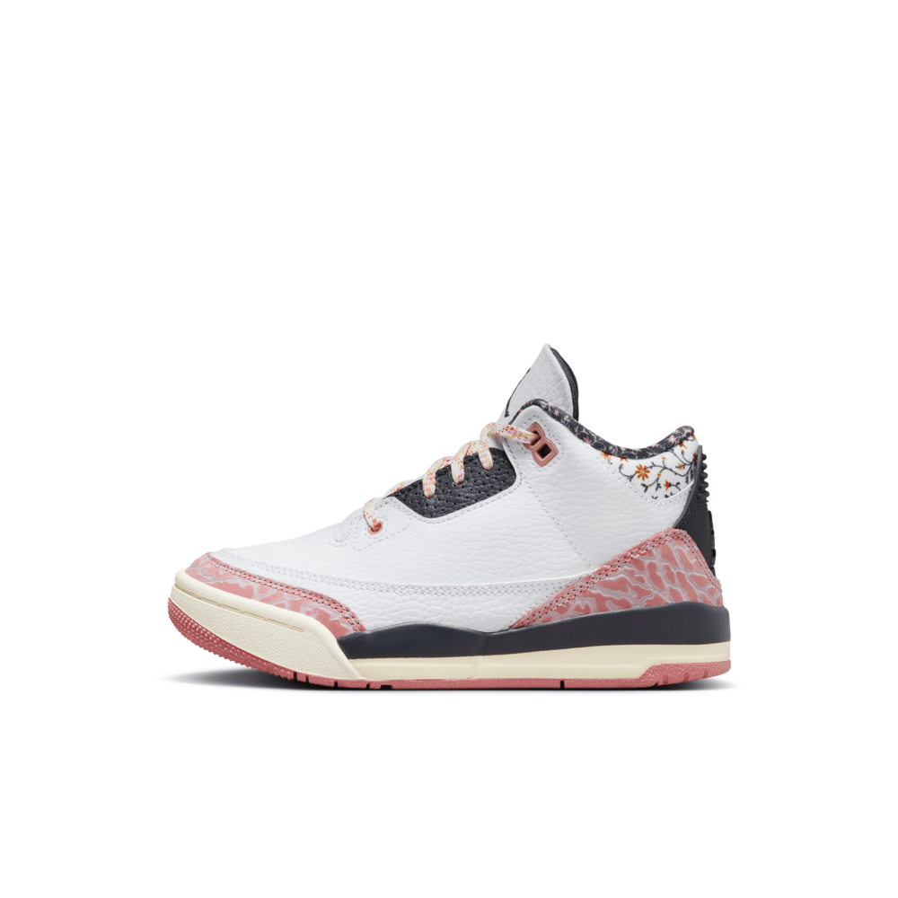 Jordan 3 Retro 'Ivory' Younger Kids' Shoes