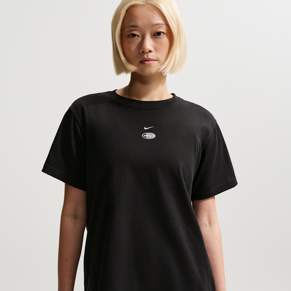 Nike Sportswear Air Max Women's Oversized Short-sleeved T-shirt In Black