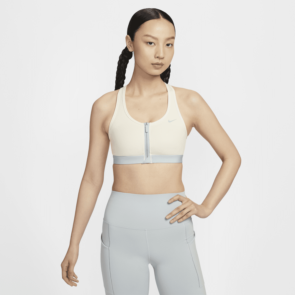 Nike Swoosh Women's Medium-Support Padded Zip-Front Sports Bra